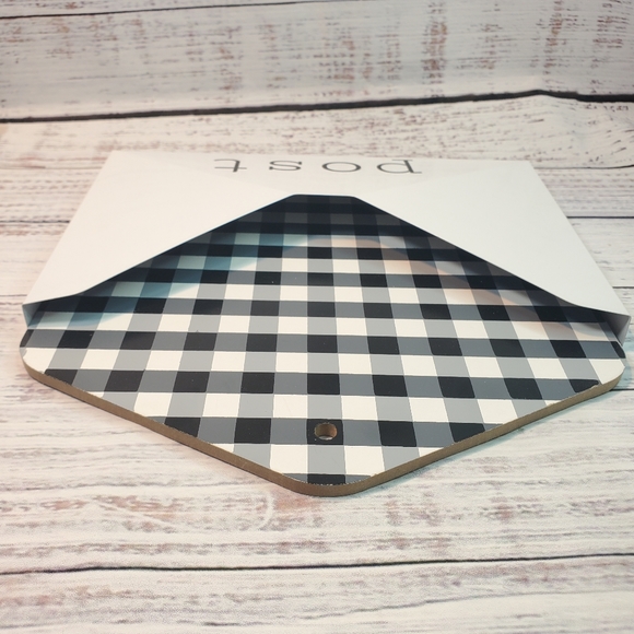 Bullseye Plaid Playhouse Mailbox-white - Picture 3 of 3